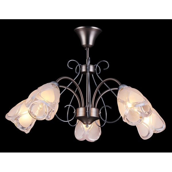 Потолочная люстра Natali Kovaltseva 11448 11448/5C NICKEL, CHROME