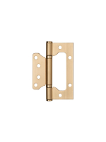 Петля Ajax (Аякс) универсальная без врезки IN4000W SSG (100/P-2B 100x2,3) сатин.золото