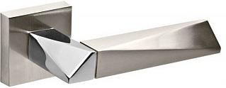 Ручка дверная межкомнатная Fuaro Diamond DM SN/CP-3 матовый никель/хром