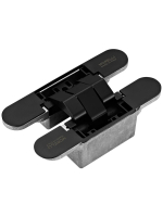 Петля скрытая Morelli HH-16 B врезная с 3D-регулировкой вес полотна до 40 кг, цвет черный