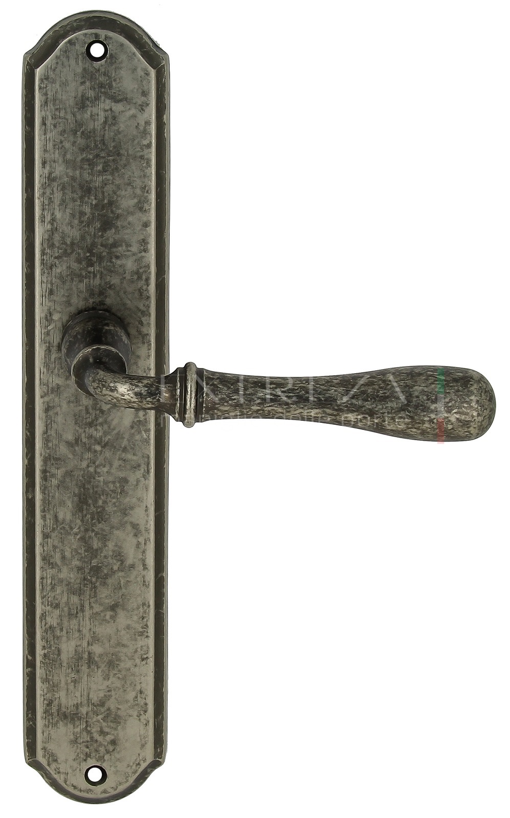 Ручка дверная Extreza CARRERA (Каррера) 321 на планке PL01 PASS античное серебро F45