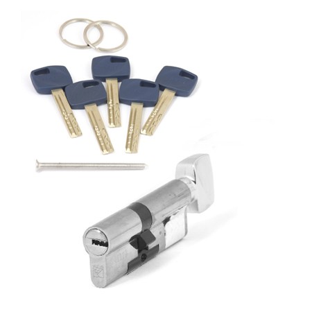 Цилиндр для замка ключ / ключ Apecs Premier XR-80(35/45C)-C15-NI никель