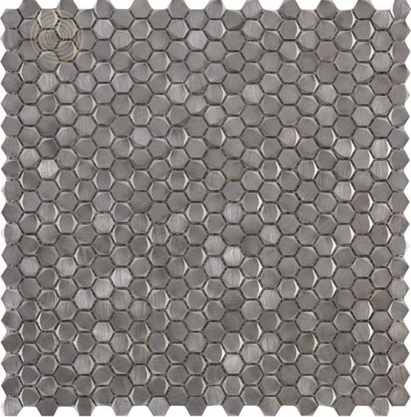 Мозаика Lantic Colonial Mosaics Collection L241712641 Gravity Aluminium Hexagon Metal 31х31