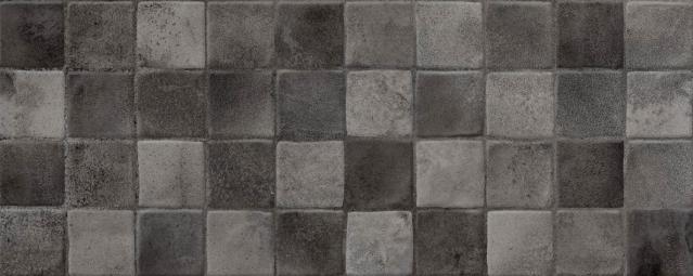 Плитка керамическая Keros Mayolica Decorado Antracita настенная 20х50