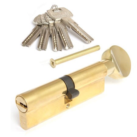 Цилиндр для замка ключ / вертушка Apecs Premier RT-110(50/60C)-C-G золото