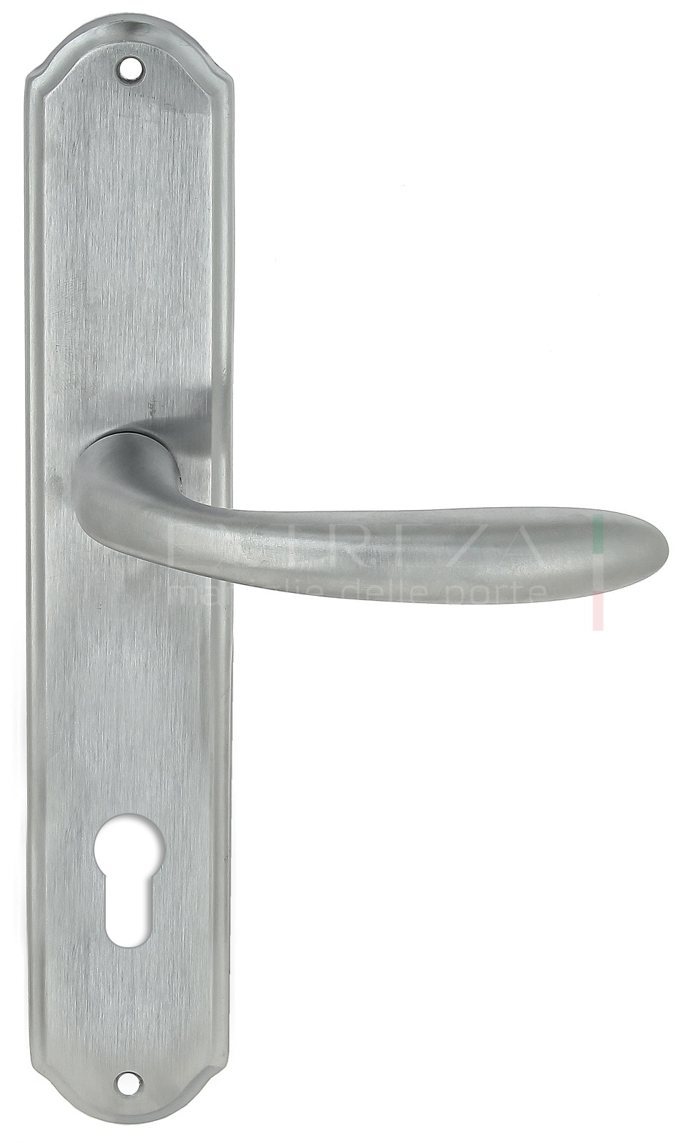 Ручка дверная Extreza COMO (Комо) 322 на планке PL01 CYL матовый хром F05