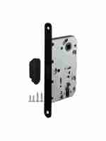 Корпус врезного замка с защелкой MAGNLN85-50 BL черный