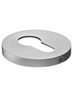 Накладка на замок Morelli MH-KH-R6 MSC на круглой розетке 6 мм, цвет мат.сатинированный хром