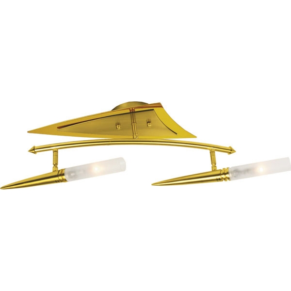 Люстра потолочная N-Light P-808/2 satin gold+gold