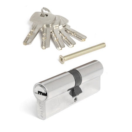 Цилиндр для замка ключ / ключ Apecs SM-80-NI никель