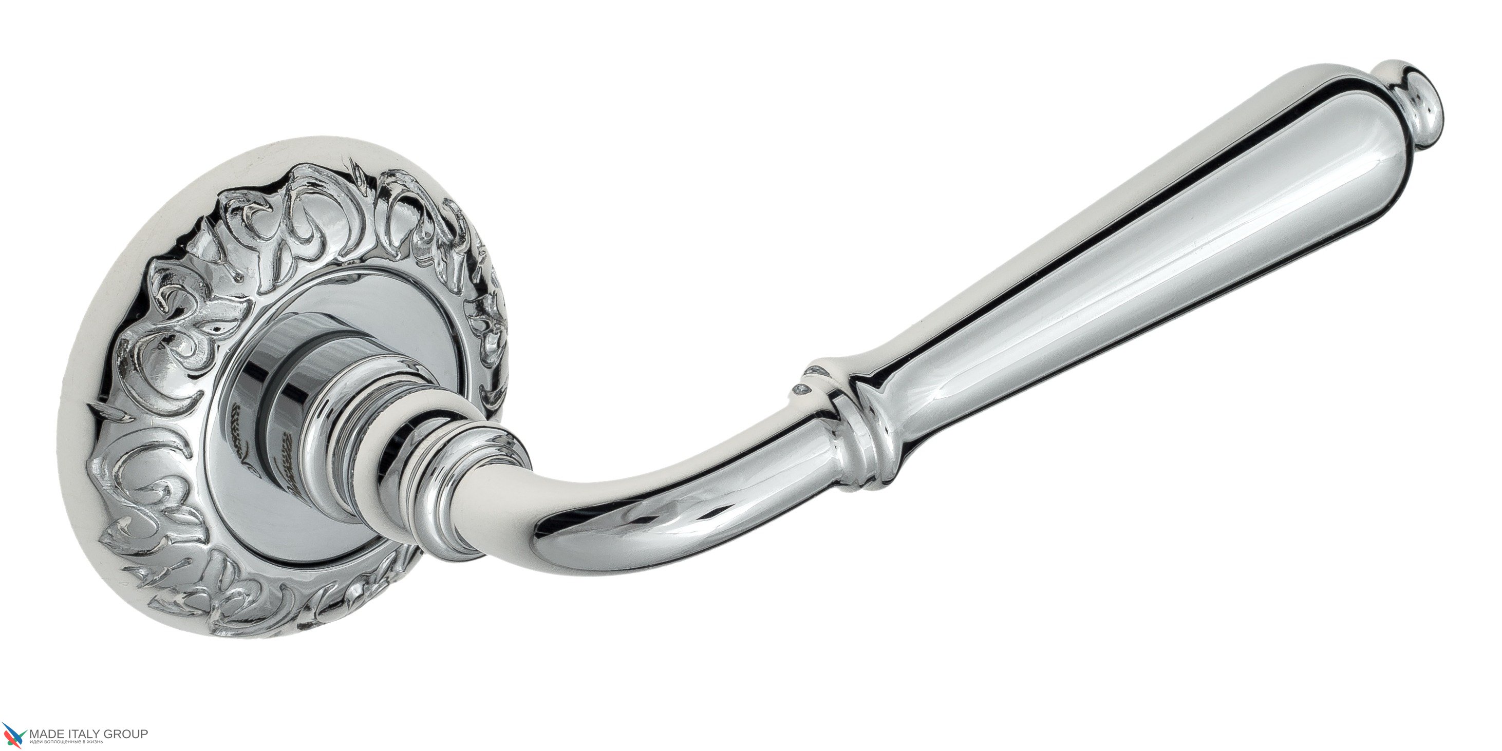 Дверная ручка Venezia "CLASSIC" D4 полированный хром