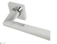 Дверная ручка на квадратном основании Fratelli Cattini "UNICA" 8-CR полированный хром