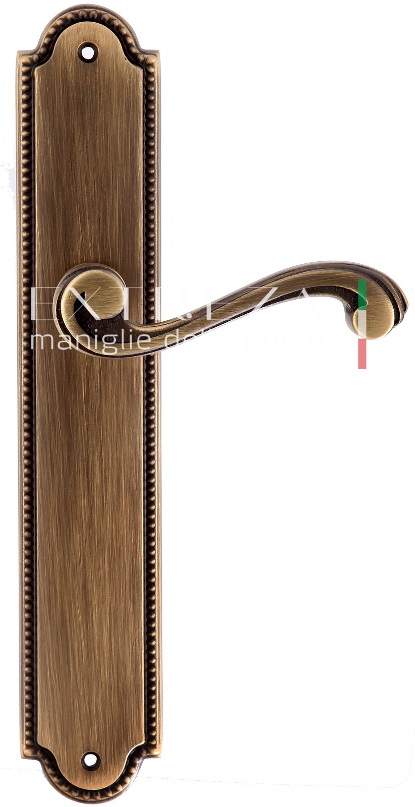 Ручка дверная Extreza LINA (Лина) 313 на планке PL03 PASS матовая бронза F03
