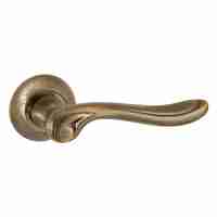 Ручка дверная межкомнатная Punto Onda TL ABG-6 зеленая бронза