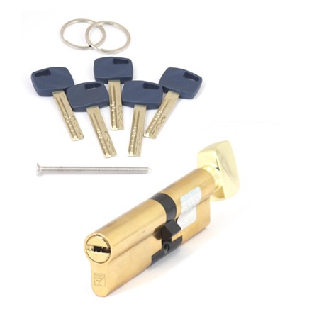 Цилиндр для замка ключ / ключ Apecs Premier XR-100(45C/55)-C15-G золото