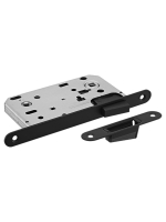 Замок межкомнатный Morelli MM 2090 BL, магнитный, сантехнический, цвет черный