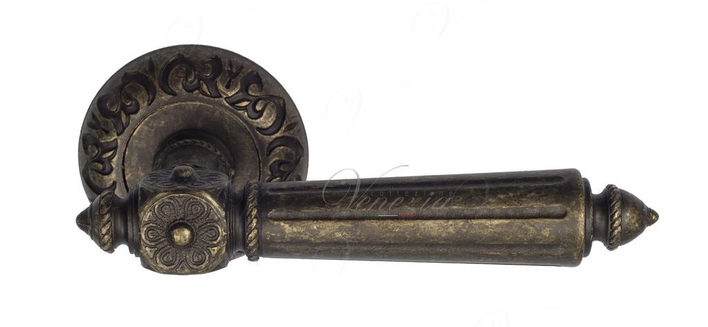 Ручка дверная межкомнатная Venezia Castello D4 античная бронза
