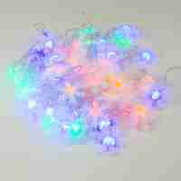Светодиодная гирлянда Uniel Снежинки 220V разноцветный ULD-S0700-050/DTA MULTI IP20 SNOWFLAKES-3 07936