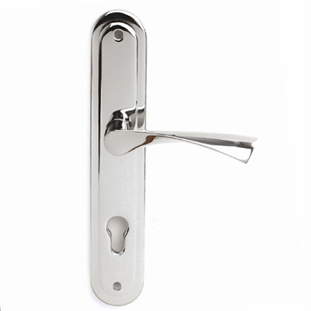 Ручка дверная на планке Apecs HP-85.0423-CR хром