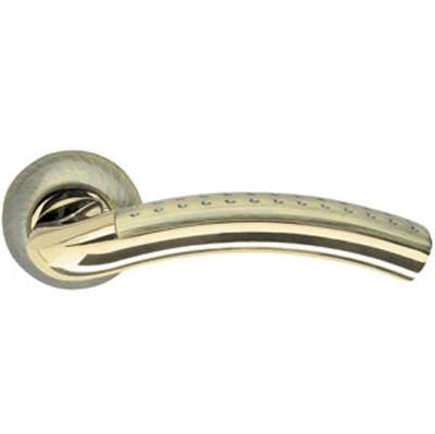 Ручка дверная межкомнатная Armadillo Libra LD26-1AB/GP-7 бронза/золото