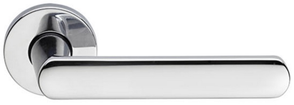 Ручка дверная Extreza Hi-Tech AQUA (Аква) 113 R12 полированный хром F04