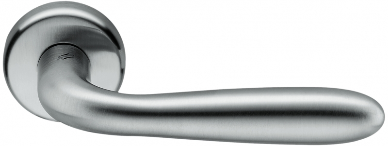 Ручка дверная на круглом основании Colombo Robot CD41R-CM матовый хром