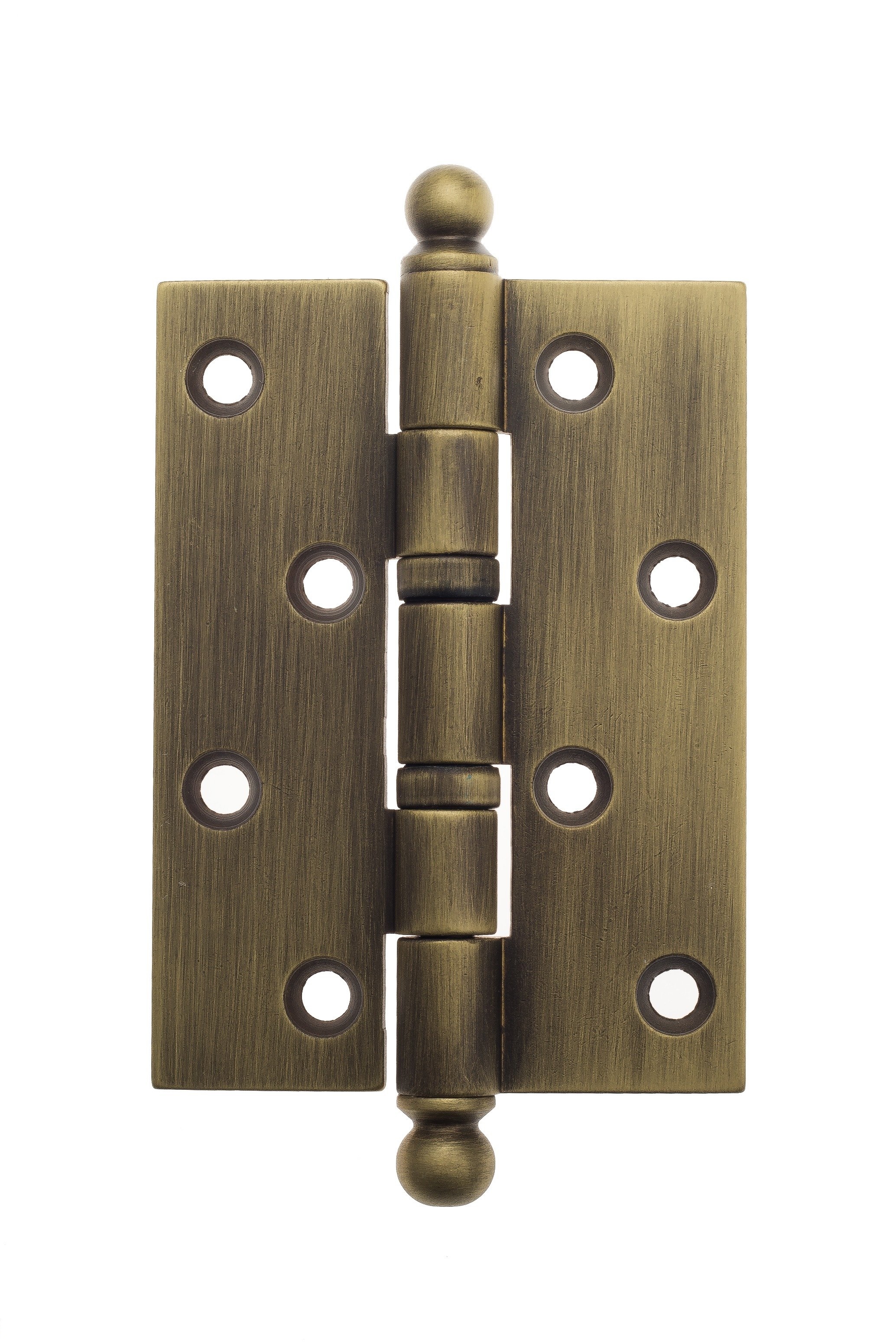 Петля дверная универсальная стальная с декор колпачком Aldeghi 136OA403 102x76x3 матовая бронза
