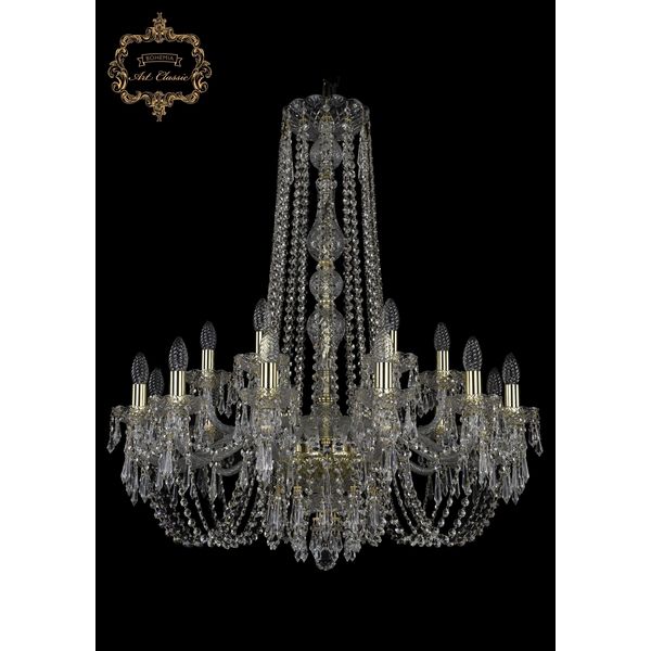 Люстра подвесная Art Classic 11.23.12+6.300.h-95.Gd.Dr
