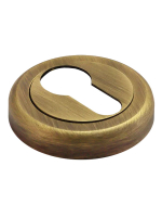 Накладка на замок Morelli Luxury LUX-KH-R4 BGO круглая под евроцилиндр, цвет матовая бронза