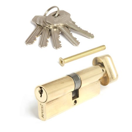 Цилиндр для замка ключ / вертушка Apecs SC-80-C-G (SC-80-Z-C-G) золото