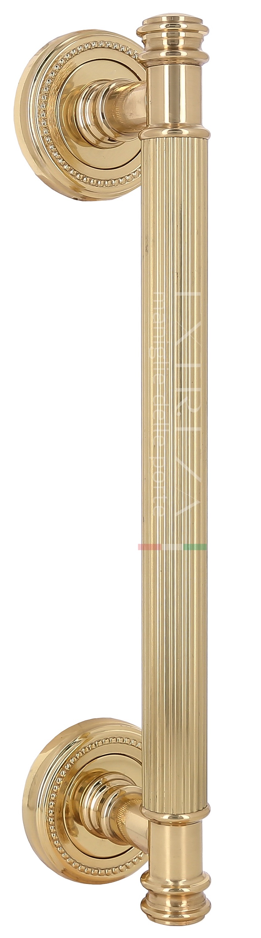 Ручка скоба дверная Extreza BENITO (Бенито) 275 мм (225 мм) R03 полированная латунь F01