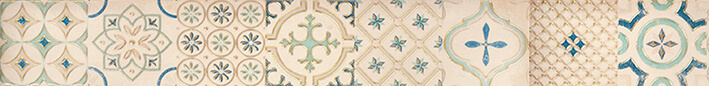 Плитка керамическая Lasselsberger 1506-0173 Парижанка бордюр Мульт. 7,5х60