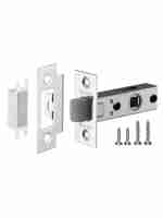 Защелка дверная межкомнатная Fuaro Plastic P12-45-25 CP хром с пластиковым язычком