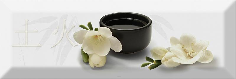 Плитка керамическая Absolut keramika Decor Japan Tea 04 C декор 10х30