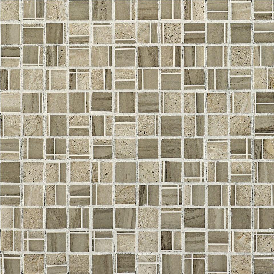 Плитка керамическая Impronta Marmi Imperiali Mosaico Grey Мозаика 30х30