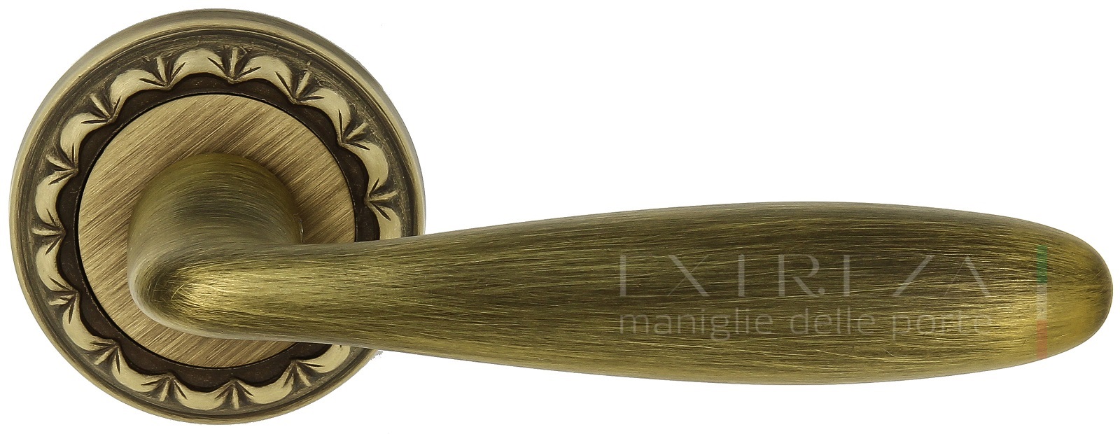 Ручка дверная Extreza VIGO (Виго) 324 на розетке R02 матовая бронза F03