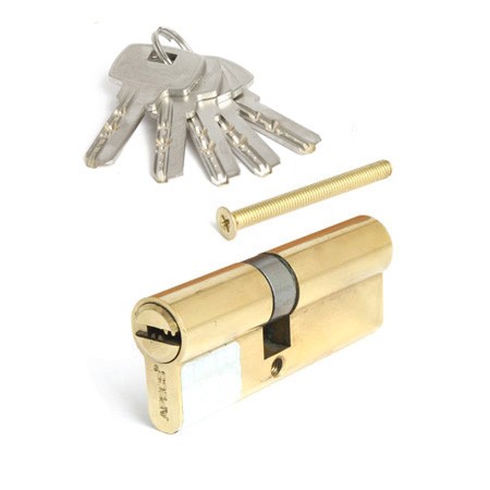 Цилиндр для замка ключ / ключ Apecs SM-80(35/45)-G золото