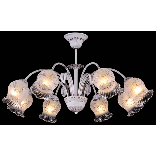 Потолочная люстра Natali Kovaltseva Arezzo AREZZO 11412/8C COFFEE IVORY