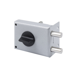 Замок Omega (Омега) накладной цилиндровый ЗН1-1.2 ГЛ серый, 5 кл.