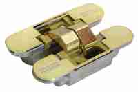 Комплект 2 шт. - Петля дверная скрытой установки Morelli HH-4 PG золото