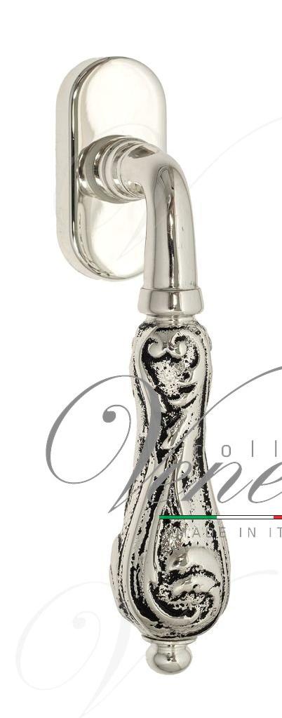 Ручка оконная Venezia Monte Cristo FW натуральное серебро