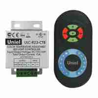 Контроллер для управления мультибелыми светодиодами с пультом ДУ Uniel ULC-R23-CTB Black 05950