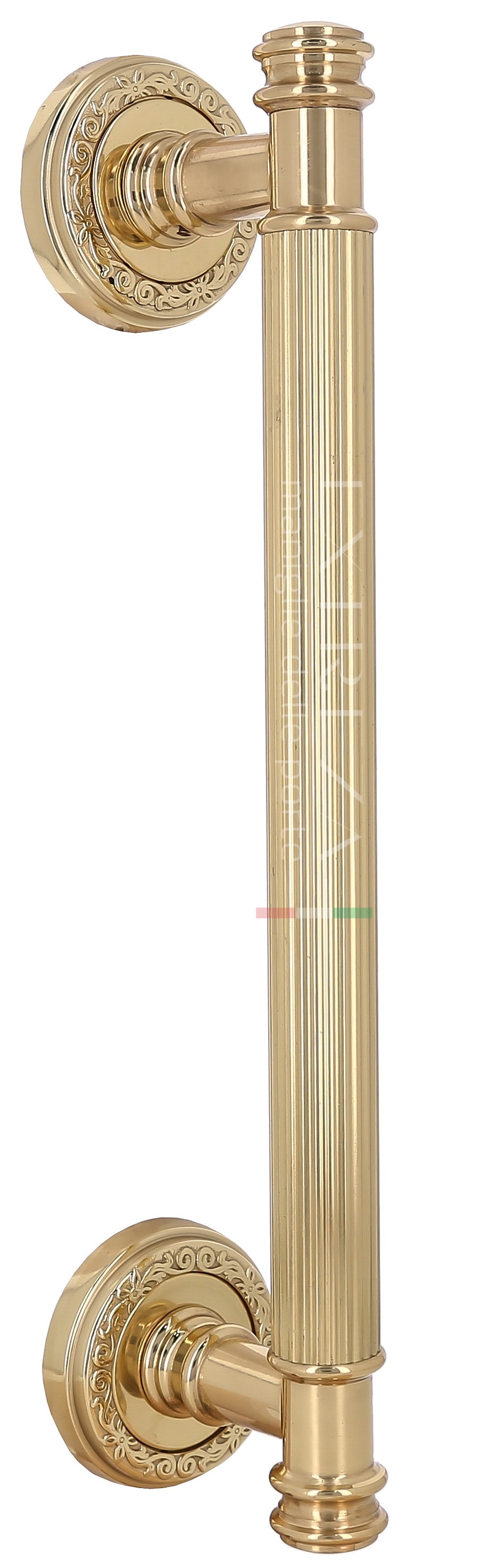 Ручка скоба дверная Extreza BENITO (Бенито) 275 мм (225 мм) R06 полированная латунь F01