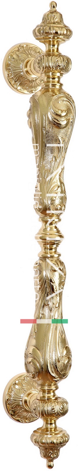 Ручка скоба дверная Extreza CEZAR (Цезарь) 620 мм полированное золото F01
