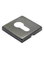 Накладка на евроцилиндр Morelli Luxury LUX-KH-SQ ANT квадратная, цвет антрацит