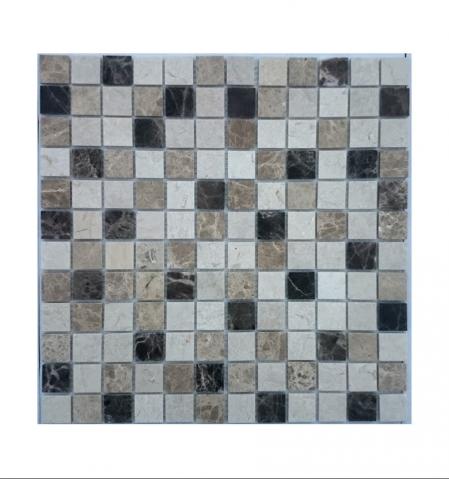 Мозаика Карамелле Pietrine Pietra Mix 1 MAT чип 23x23х4 29,8х29,8