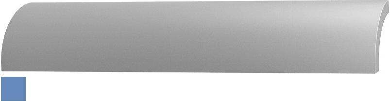 Плитка керамическая Paradyz Inwesta Gamma Niebieska Profil wypukly B Mat. бордюр 19,8х0,3