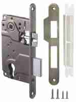 Замок дверной межкомнатный под цилиндр Armadillo LH 25-50 AB BOX бронза