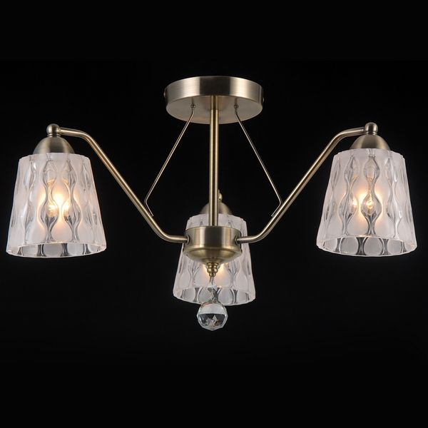 Люстра потолочная Natali Kovaltseva CRACOW 81023-3C ANTIQUE BRASS