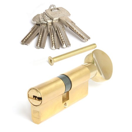 Цилиндр для замка ключ / вертушка Apecs Premier RT-72(35/37C)-C-G золото